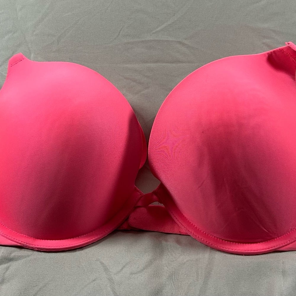 Victoria's Secret Vibrant Orange Pink Bra
